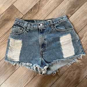 Vintage Levi Cutoff Jean Shorts 550s